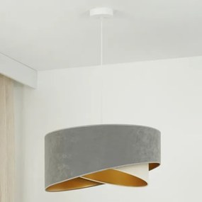 Brilagi - Lampadario LED a sospensione con filo LYRA 1xE27/15W/230V grigio/color crema/oro