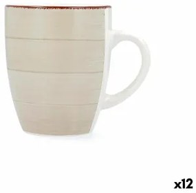 Tazza Quid Vita Morning Colazione Ceramica Beige 350 ml (12 Unità)