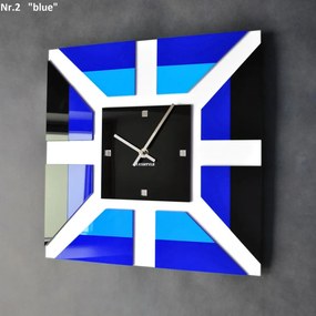 Orologio da parete dal design moderno Blu