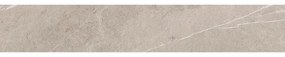 Piastrella battiscopa Eternal in ceramica taupe opaco L 60 x H 10 cm x Sp 9 mm confezione da 9 ml