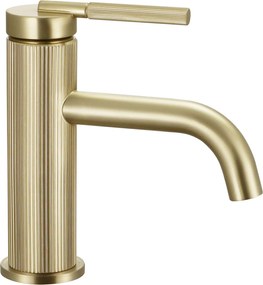 Rubinetto da lavabo Rea Serra Brush Gold low