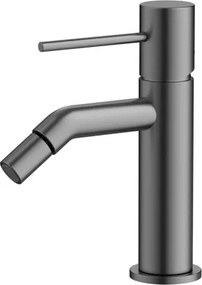 Miscelatore Per Bidet In Ottone Grigio Spazzolato Smooth Rubicer