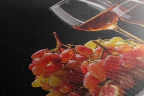 Quadro su tela – Vino e uva