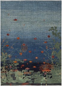 Loribaft Tappeto persiano 250 x 180 Blu (Iran) Annodato A Mano