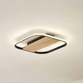 Plafoniera a LED Romilda Lindby, Alluminio / Grigio / Zincato, Soggiorno / Sala da pranzo, Alluminio, Campagna / Rustiche, Plafoniera LED