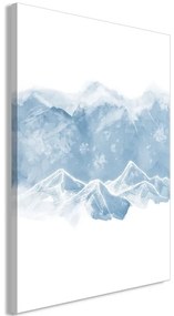 Quadro Ice Land (1 Part) Vertical  Colore Bianco, Dimensioni e Misure 80x120