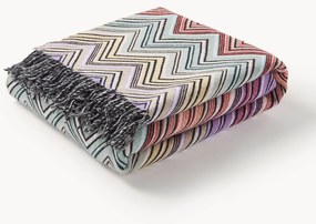 Coperta in lana con frange Perseo