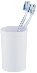 Bicchiere di plastica bianco per spazzolini da denti Vigo - Allstar