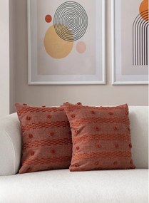 Federe decorative in set 2 pz 43x43 cm Tuffet – Mioli Decor