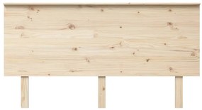 Testiera per letto 154x6x82,5 cm legno massello di pino