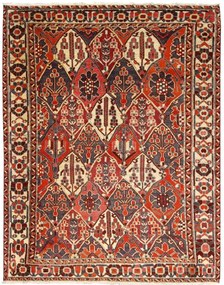 Bakhtiar Tappeto persiano 210 x 160 Rosso (Iran) Annodato A Mano