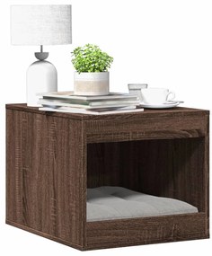Recinto Lettiera Gatti Rovere Marrone 47x59x42 Cm İn Truciolato /