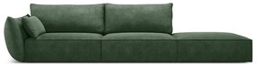 Divano angolare verde scuro Vanda - Mazzini Sofas