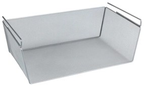 WENKO 53143100 - Cestino 49x28 cm argento
