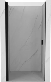Mexen Mist-B porta doccia a battente 60 cm, trasparente, nero - 8A2-060-000-70-00