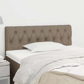 Testiera tortora 100x7x78/88 cm in tessuto