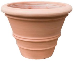 Vaso per piante e fiori Liscio in terracotta H 41 cm Ø 50 cm