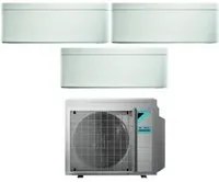 Climatizzatore Condizionatore Daikin Bluevolution Trial Split Inverter serie STYLISH WHITE 5+9+15 con 3MXM52N R-32 Wi-Fi Integrato 5000+9000+15000 Colore Bianco - Garanzia Italiana