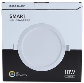 Aigostar - Luce LED da incasso dimmerabile LED/18W/230V Wi-Fi d. 22 cm