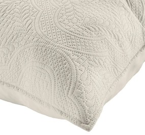 Set con copriletto e federa color crema in microfibra 240x260 cm Romane – douceur d'intérieur