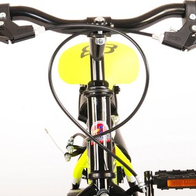 Bicicletta per Bambini 12" Stabilizzatori e Freni Caliper Giallo...