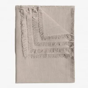 Tovaglia in cotone (240x140 cm) Nedeliya Grigio sabbia - Sklum