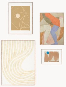 Set 4 poster con cornice Artwall No. 13