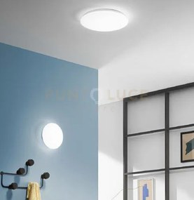 Plafoniera led sun bianca led 24w 2100lm 4000k 38x38x5cm in acrilico