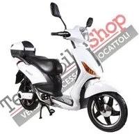 Bici Elettrica Scooter Z-TECH ZT-09-AL 12 Ah 250W 48V Batteria Litio colore Bianco