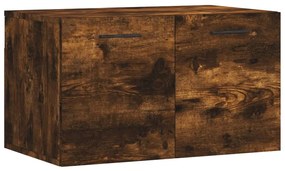 Mobile a parete rovere fumo 60x36,5x35 cm in legno multistrato