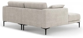 Divano angolare beige (con penisola a sinistra/con chaise lounge) Bemy – Micadoni