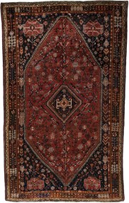 Shiraz Tappeto persiano 280x170 Rosso (Iran) Annodato A Mano