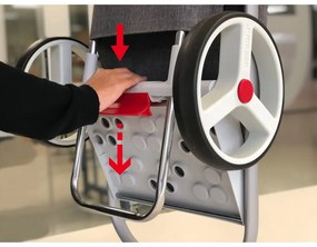 Carrello della spesa 53 l Com Tweed Polar Black Tube – Rolser