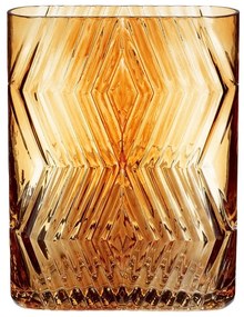 Vaso in vetro arancione fatto a mano Deco - Hübsch