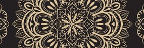 Stampa su tela – Mandala su sfondo nero