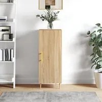 Credenza Rovere Sonoma 34,5x34x90 cm in Legno Multistratocod mxl 104513