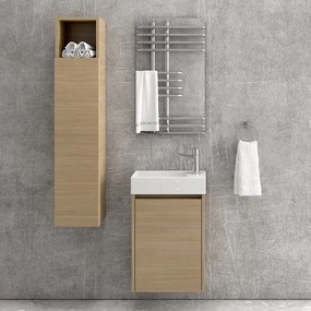 Mobiletto bagno 45 cm sospeso con anta chiusura soft close MN-45B - KAMALU