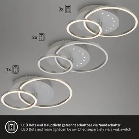 Brilo - Lampada da soffitto LED dimmerabile LED/26W/230V 3000K cromo satinato