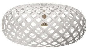 David Trubridge - Kina Lampada a Sospensione Ø80 Bianco 2 Lati David Trubridge