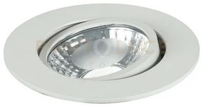 Incasso led orione bianco tondo 7w 650lm 4000k 8,7x5,7cm