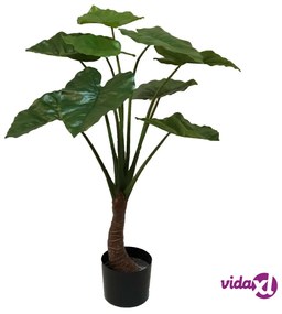 Emerald Albero di Alocasia Artificiale 90 cm in Vaso