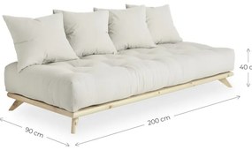 Divano Naturale Chiaro/Marrone Argilla Senza - Karup Design