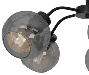 Lampadario a plafone SOFIA 5xE27/60W/230V nero