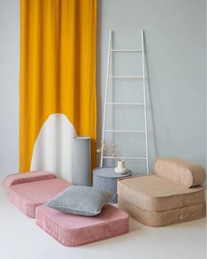 Cuscino per divano da bambini color menta con rivestimento in velluto a coste Block – Wigiwama