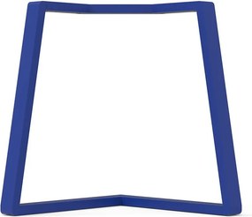 Gamba per mobili STEELMI Angolo in acciaio blu lucido L 78 x P 78 x H 70 cm