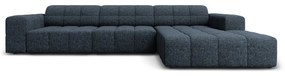 Divano angolare blu (angolo destro) Chicago - Cosmopolitan Design
