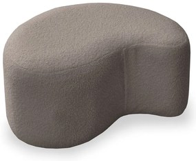 Sgabello marrone in tessuto bouclé Miuf - Miuform