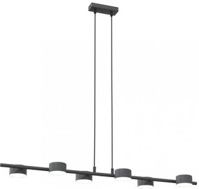 Lampadario a sospensione SORA 6 Nero 6xGX53 da interno Colore del corpo Nero