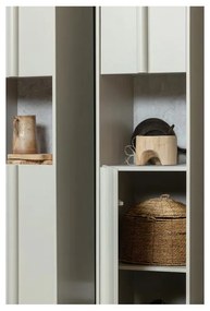 Armadio modulare in legno di pino crema 40x210 cm Basu - WOOOD