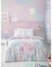 Biancheria da letto singola per bambini 135x200 cm Ombre Stars - Catherine Lansfield
